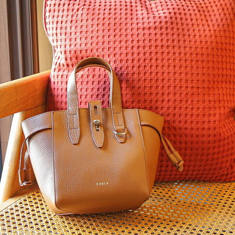 Furla Handbag Net Brown